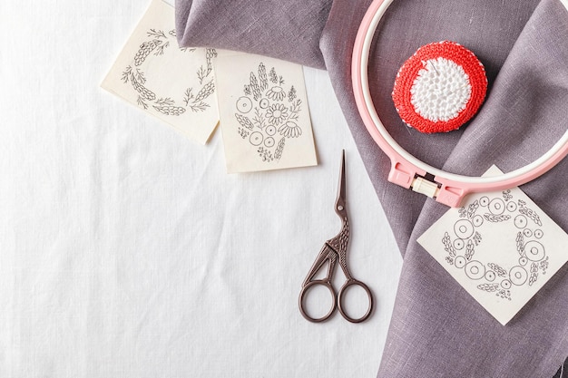 Zestaw wzorów haftu